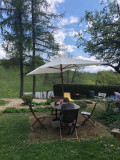 La table de jardin