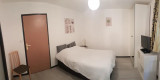 Lit double - Studio Thermotel n°208