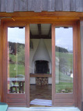 entrée du chalet