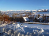 vue de la terrasse en hiver