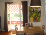 Salon et terrasse - Appartement dans maison n°329