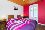 Chambre rose mode 2 lits jumeaux 80 x 200