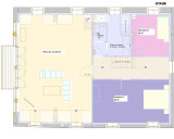 Deuxième étage : plan