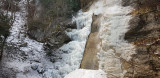 Cascade de l'Enversin gelée