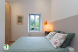 A l'étage chambre : 1 lit 140x190