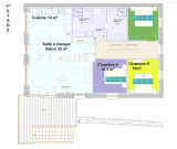 Premier étéga plan avec couchages