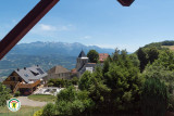 Vue sur le village depuis le gîte