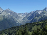 Vue sur la Combe Madame depuis les alpages du Pleynet