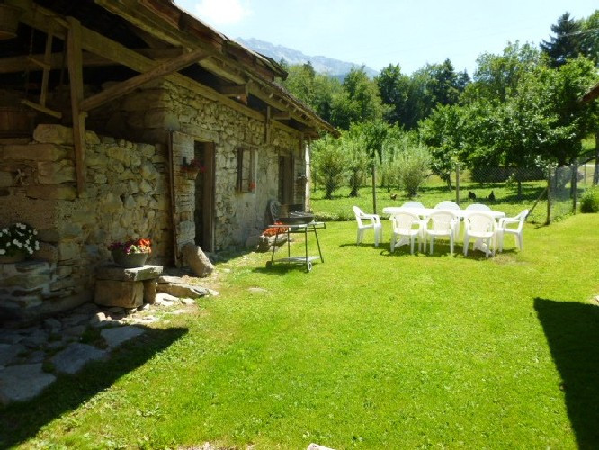 Espace salon de jardin