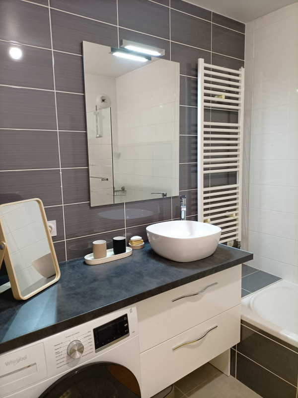 Salle de bains  - Appartement Le clos magnolia n°516 - Gières