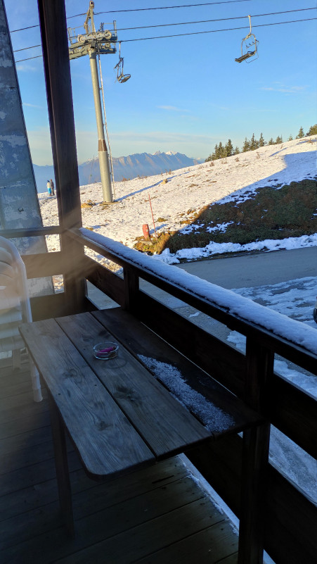vue balcon hiver