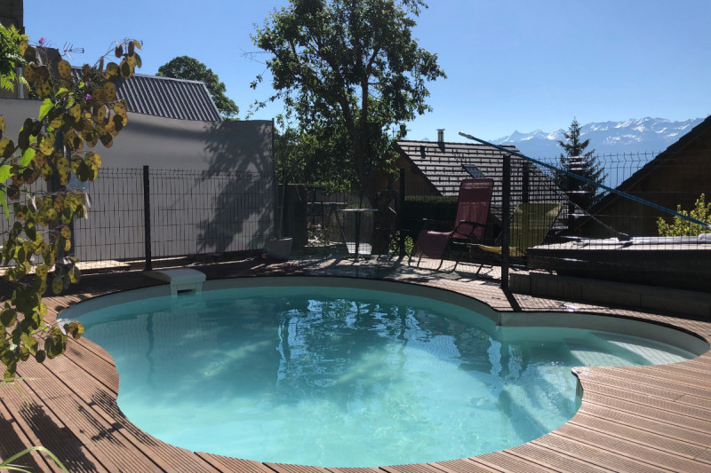 piscine chauffée extérieure