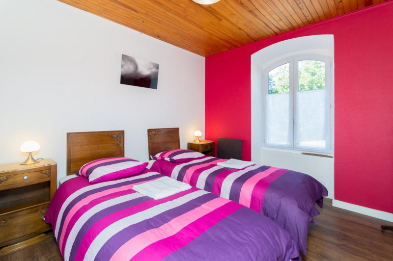 Chambre rose mode 2 lits jumeaux 80 x 200