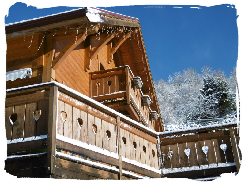 Visuel chalet hiver - © M. Rebuffet Visuel chalet hiver