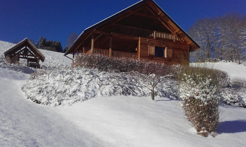 le chalet  en hiver - © Gîtes de France le chalet  en hiver