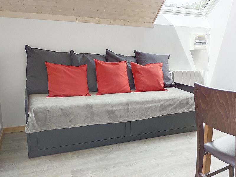 Pièce de vie - © Camping Les 7 Laux Pièce de vie