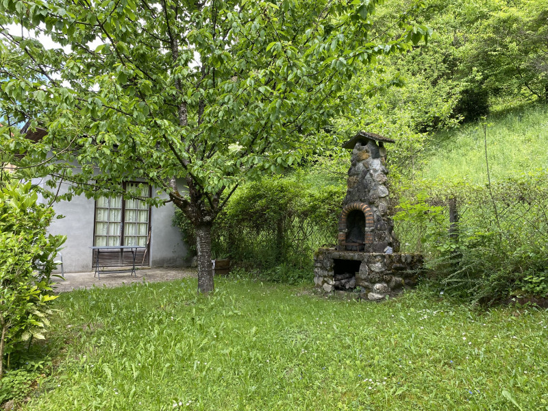 Barbecue dans le jardin