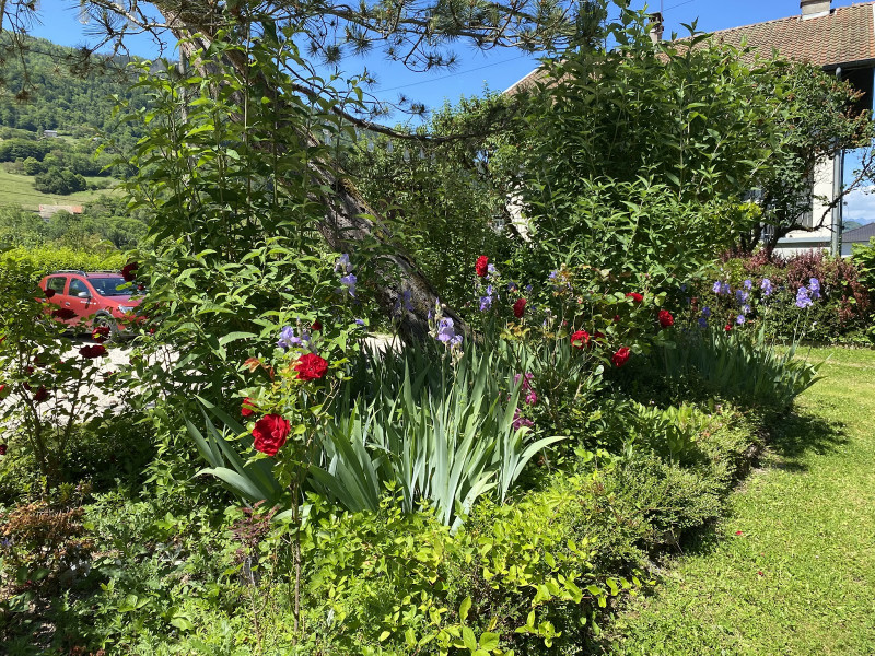 jardin côté parking villa SEBASTIEN