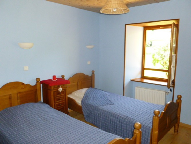 Chambre bleue - © Gîtes de France Chambre bleue