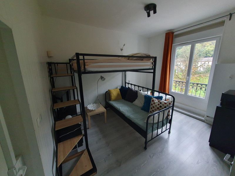 Pièce de vie - Studio Chamois le Rocher n°202 - © FD Pièce de vie - Studio Chamois le Rocher n°202