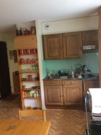 Coin cuisine - Studio cabine Arolles E N°567 - © catherine leduc Coin cuisine - Studio cabine Arolles E N°567