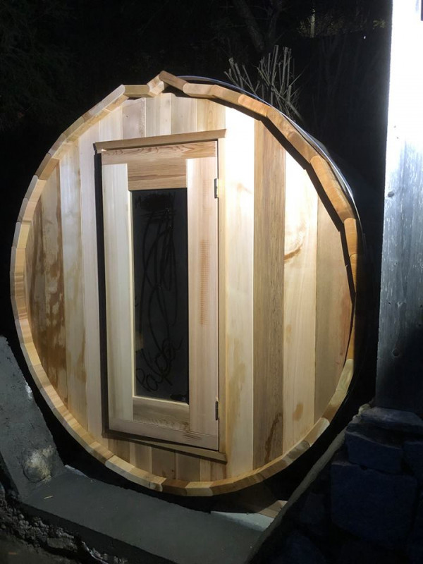 Sauna extérieur - © Vincent Buisson Sauna extérieur