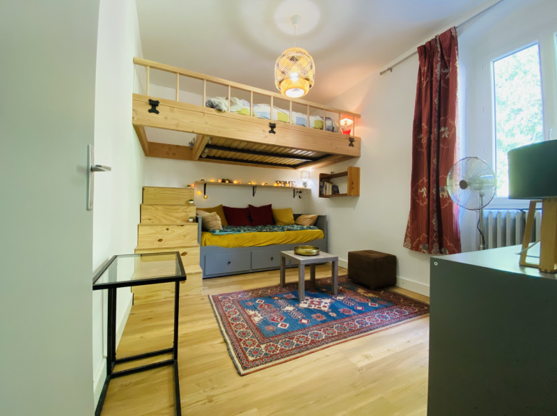 Pièce à vivre - Appartement le Havre de Paix - Uriage - © Ferraris conciergerie Pièce à vivre - Appartement le Havre de Paix - Uriage