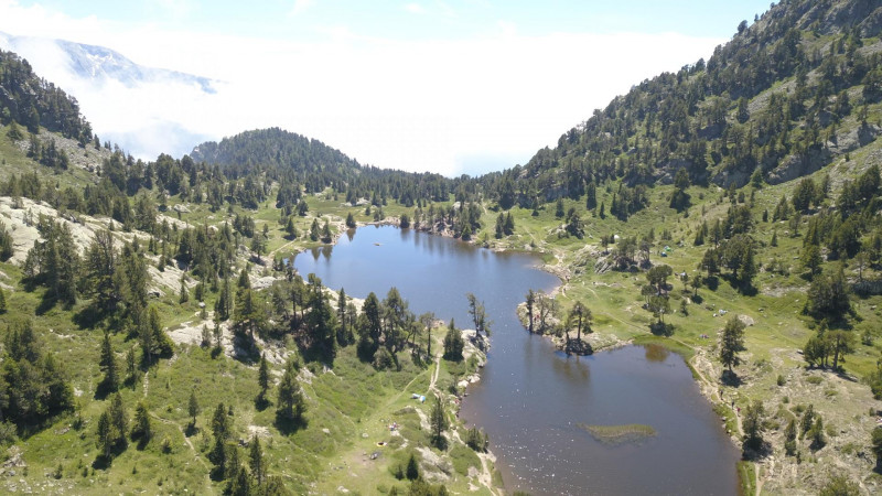 Lac Achard, superbe randonnée à 20 minutes du gîte.