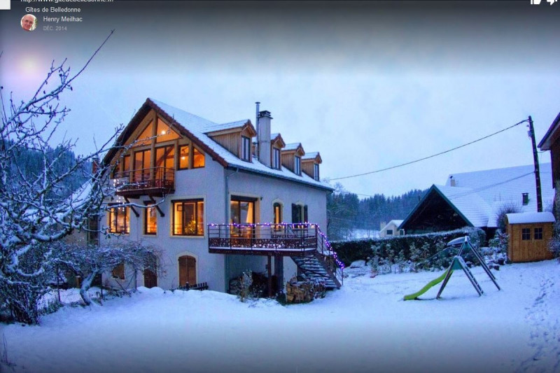 Le gîte en hiver - © Henry Meilhac Le gîte en hiver