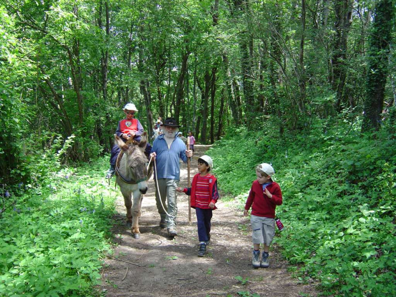 Balade à dos d'âne - © Gîtes de France Balade à dos d'âne