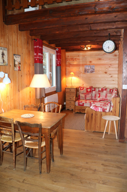 Pièce de vie Chalet de Goncelin - © Françoise Melquion Pièce de vie Chalet de Goncelin