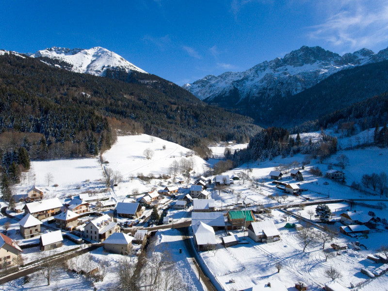 Vue aérienne de La Boutière