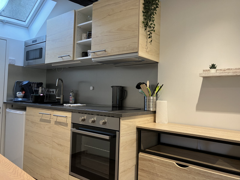 Coin cuisine - Studio dans maison Atelier n°68