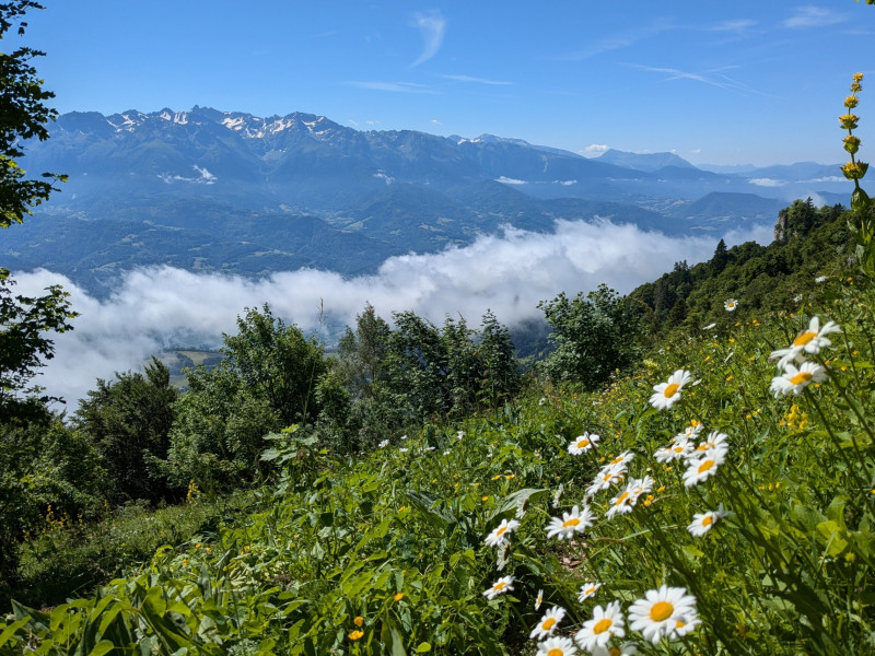 Randonnée au dessus de la maison