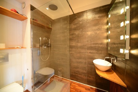 Salle d'eau - Studio l'Orée du Parc C n°29 - © R Tourne Salle d'eau - Studio l'Orée du Parc C n°29