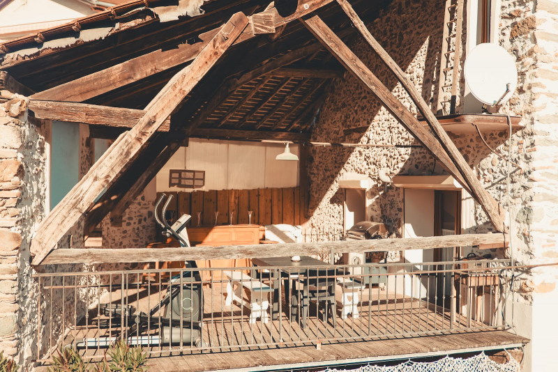 Terrasse couverte