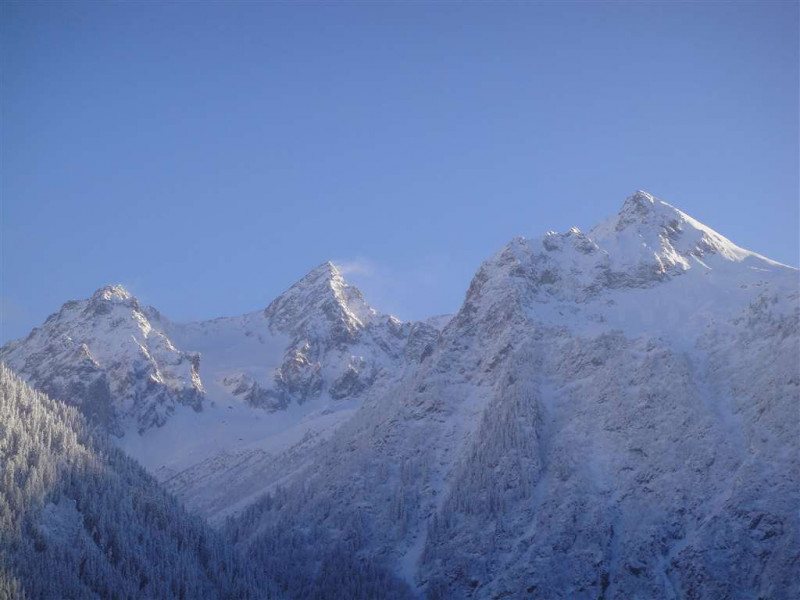 Vue du gîte sur le massif de Belledonne