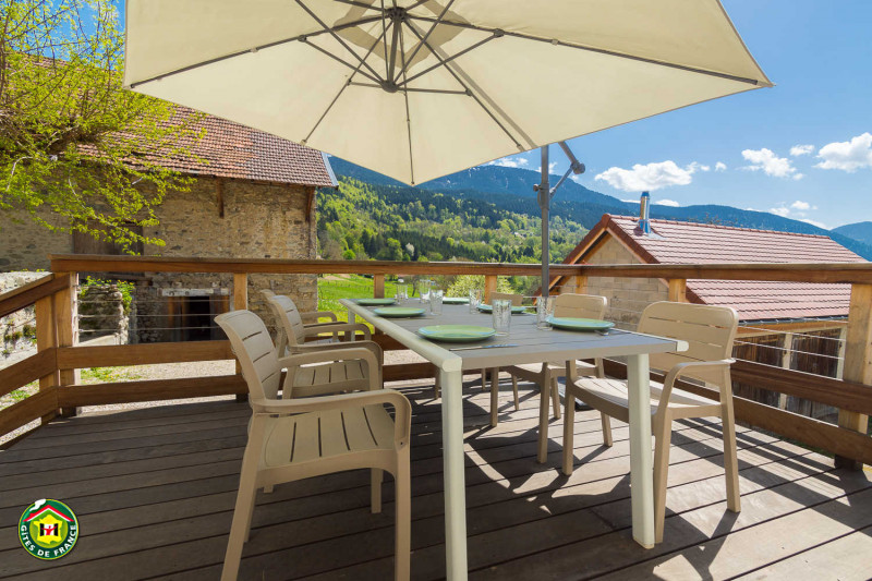 Terrasse avec barbecue