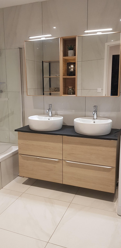 Salle de bains double vasque