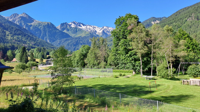 la vue du chalet