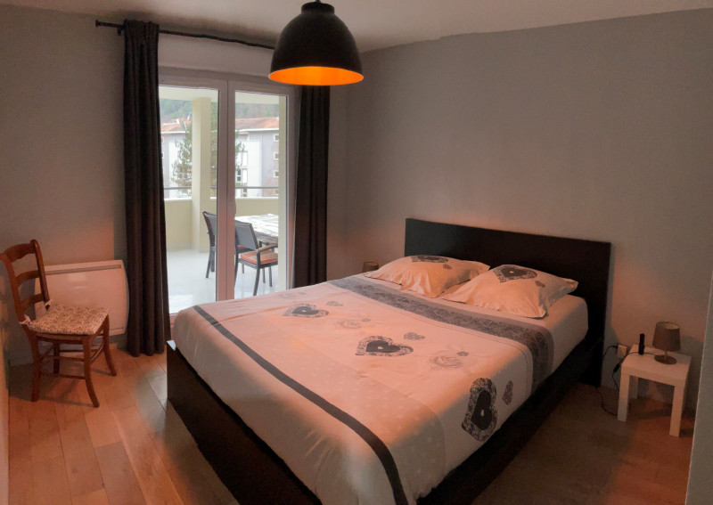 Appartement Le Pré Métral n°35 - chambre - © Patrice Laevens Appartement Le Pré Métral n°35 - chambre