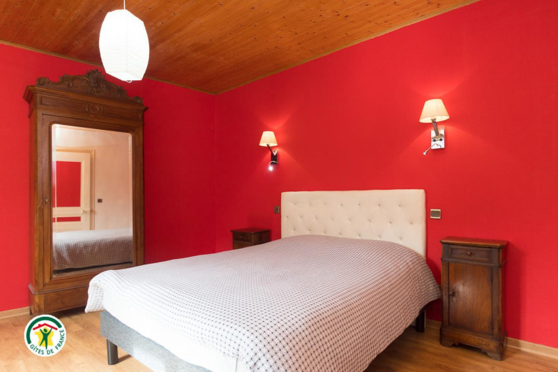 Chambre 3 au 1er étage - © Gîtes de France Chambre 3 au 1er étage