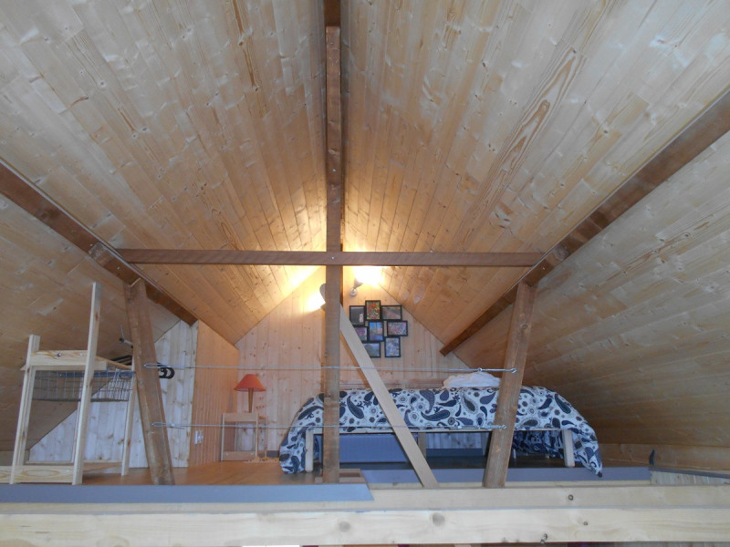 Vue de la Chambre en Mezzanine - © Dominique Montassu Vue de la Chambre en Mezzanine