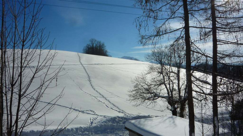 vue depuis la chambre parentale en hiver - © Gîtes de France vue depuis la chambre parentale en hiver